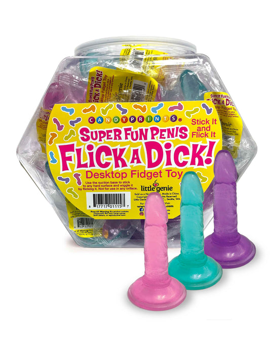 Flick a Dick - Desktop Fidget Toy - Display of 24 LG-CP1115