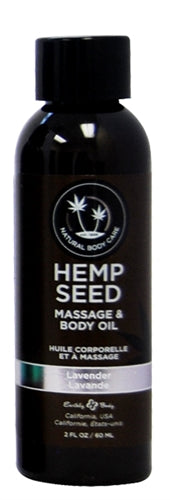 Hemp Seed Massage and Body Oil - Lavender - 2 Fl. Oz./ 60ml EB-MAS217E