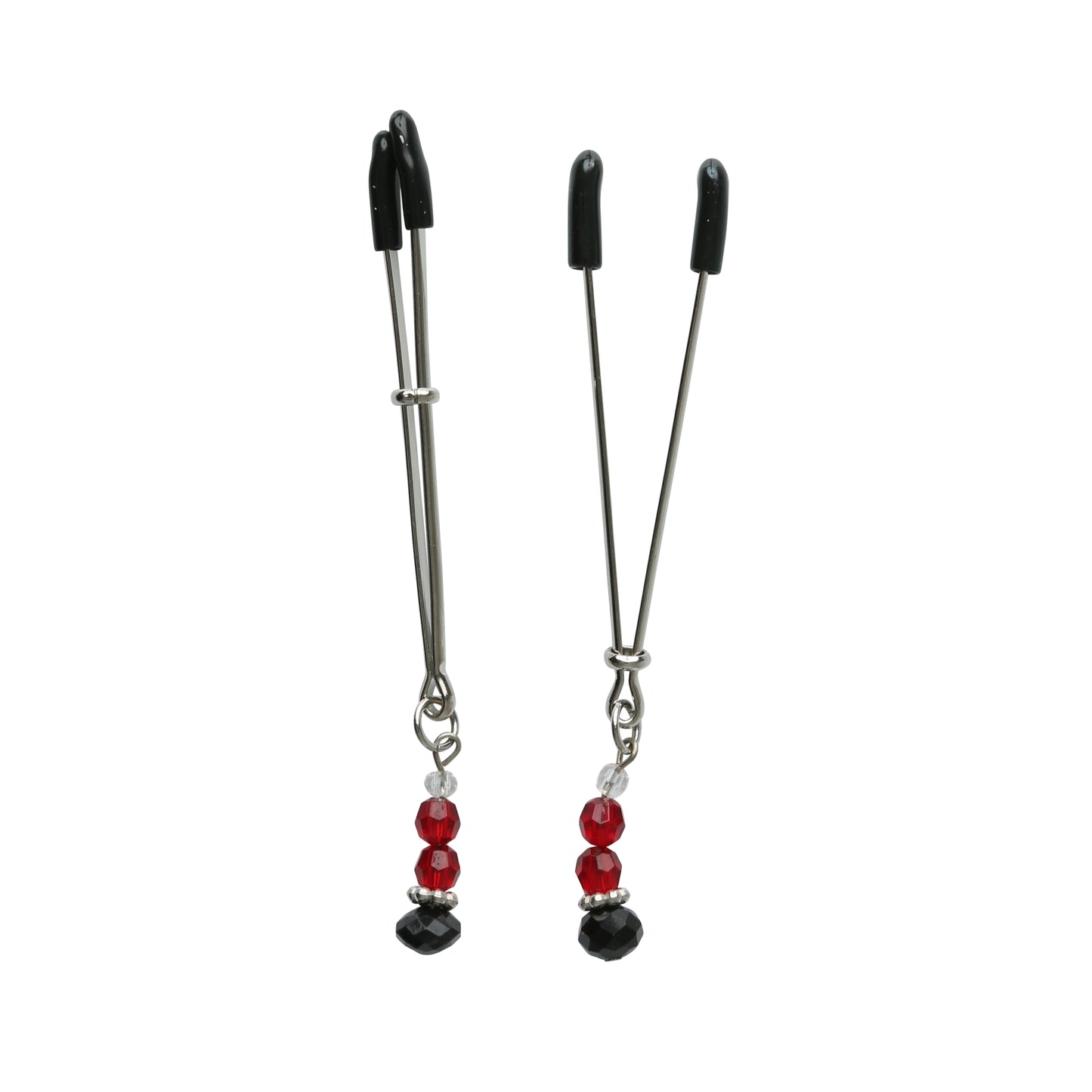 Sex and Mischief Ruby Black Nipple Clips SS510-82
