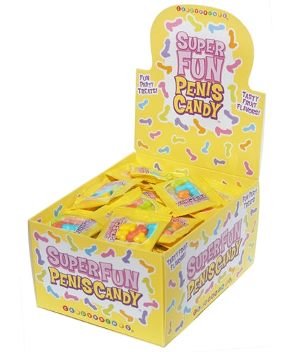 Super Fun Penis Candy - 100 Piece p.o.p Display - 3g Bags CP-692