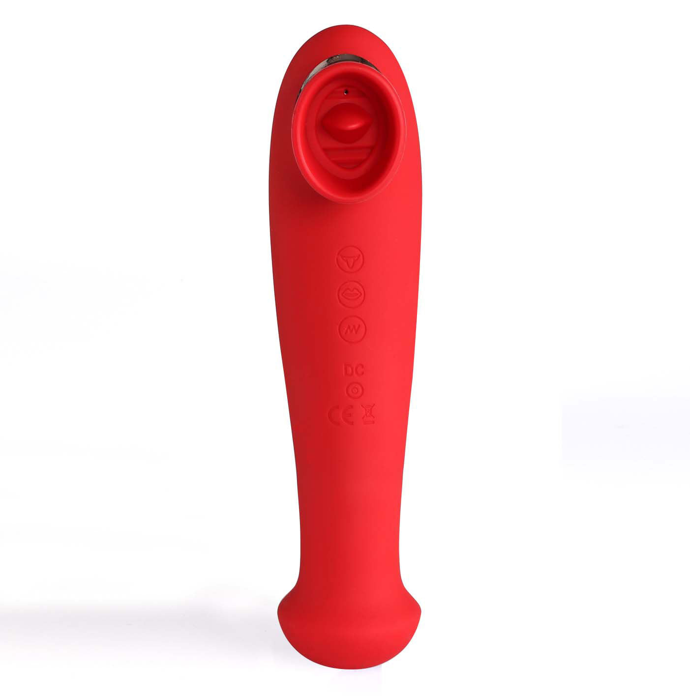 Destiny 15-Function Rechargeable Vibrating - Suction Wand - Cherry Red MTMA2006-R2
