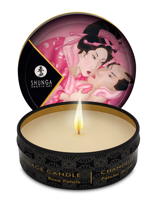 Mini Massage Candle - Aphrodisia - Roses Petals -  1 Fl. Oz. SHU4600