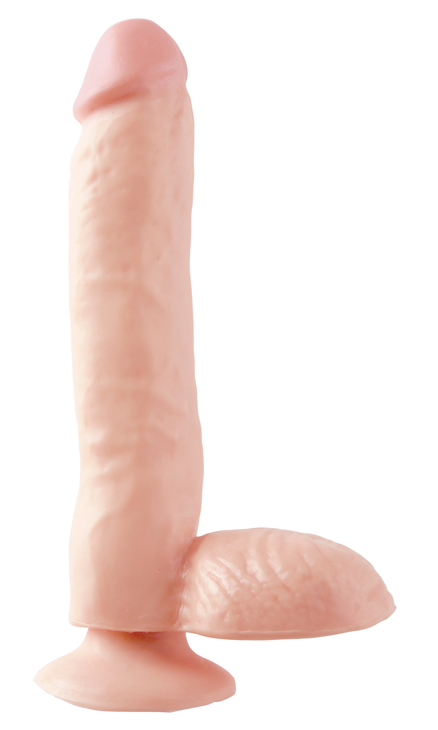 Basix Rubber Works 9 Inch Dong With Suction Cup - Flesh PD4230-21