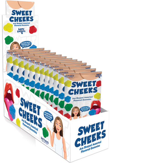 Sweet Cheeks Gummies - Ass Shaped Gummies -  Assorted Flavors HTP3512-D