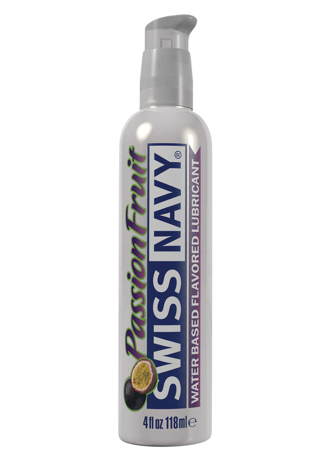 Swiss Navy Flavors Water Based Lubricant - Passion Fruit 4 Fl. Oz. MD-SNFPF4