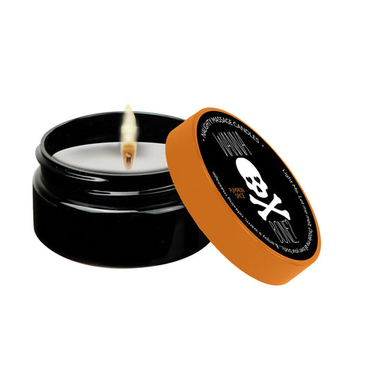 Naughty Massage Candle - Wanna Bone - Pumpkin  Spice KS14308
