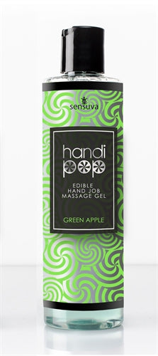 Handi Pop Handjob Massage Gel - Green Apple - 4.2 Oz. SEN-VL488