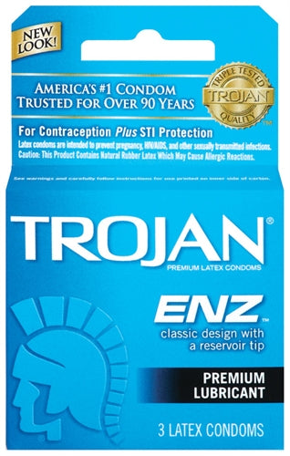 Trojan Enz Lubricated - 3 Pack TJ93050