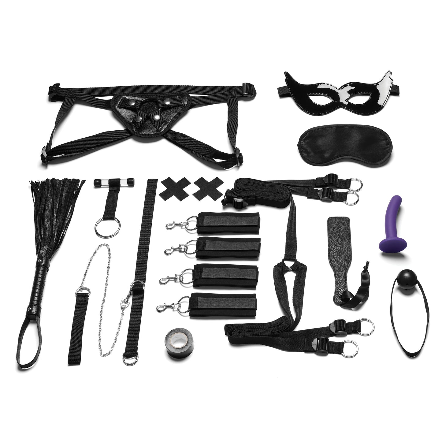 Everything You Need BDSM in-a-Box 12pc Bedspreaders Set EL-LF2003