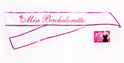 Miss Bachelorette Sash - White LG-NVC005