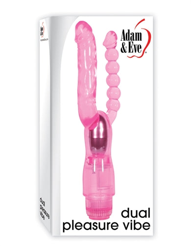 Adam and Eve Dual Pleasure Vibrator - Pink AE-EQ-6611-2
