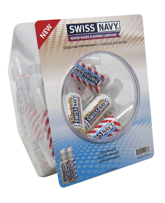 Swiss Navy Chocolate and Pepermint 1oz 50pc Fishbowl MD-SNCBCP1O50